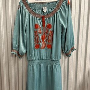 Ivy Jane 3/4 Sleeve Scoop Neck Dress